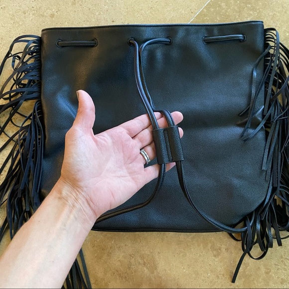 NWOT Victoria Secret Fringe Backpack - Picture 8 of 9